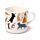 Feline Fine Cats (New) Porcelain Mug & Coaster Lid Set