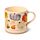 Autumn Harvest Porcelain Mug & Coaster Lid Set