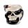 Skull with Coiled Snake Shaped Ceramic Oil Burner