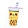 Foodiemals Boba the Bubble Tea Pop Up Canvas Pencil Case