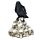 Crow Standing on Pile of Skulls Ornament