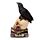 Crow Perched on Skull & Books
