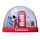 London Souvenir Red Telephone Box & Guardsman Medium Glitter Snow Storm
