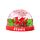Welsh Dragon Wales (Cymru) Souvenir Medium Glitter Snow Storm